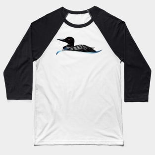 Common Loon Baseball T-Shirt